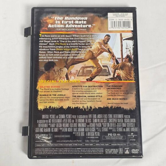 The Rundown (2003, Widescreen DVD) - Picture 3 of 3